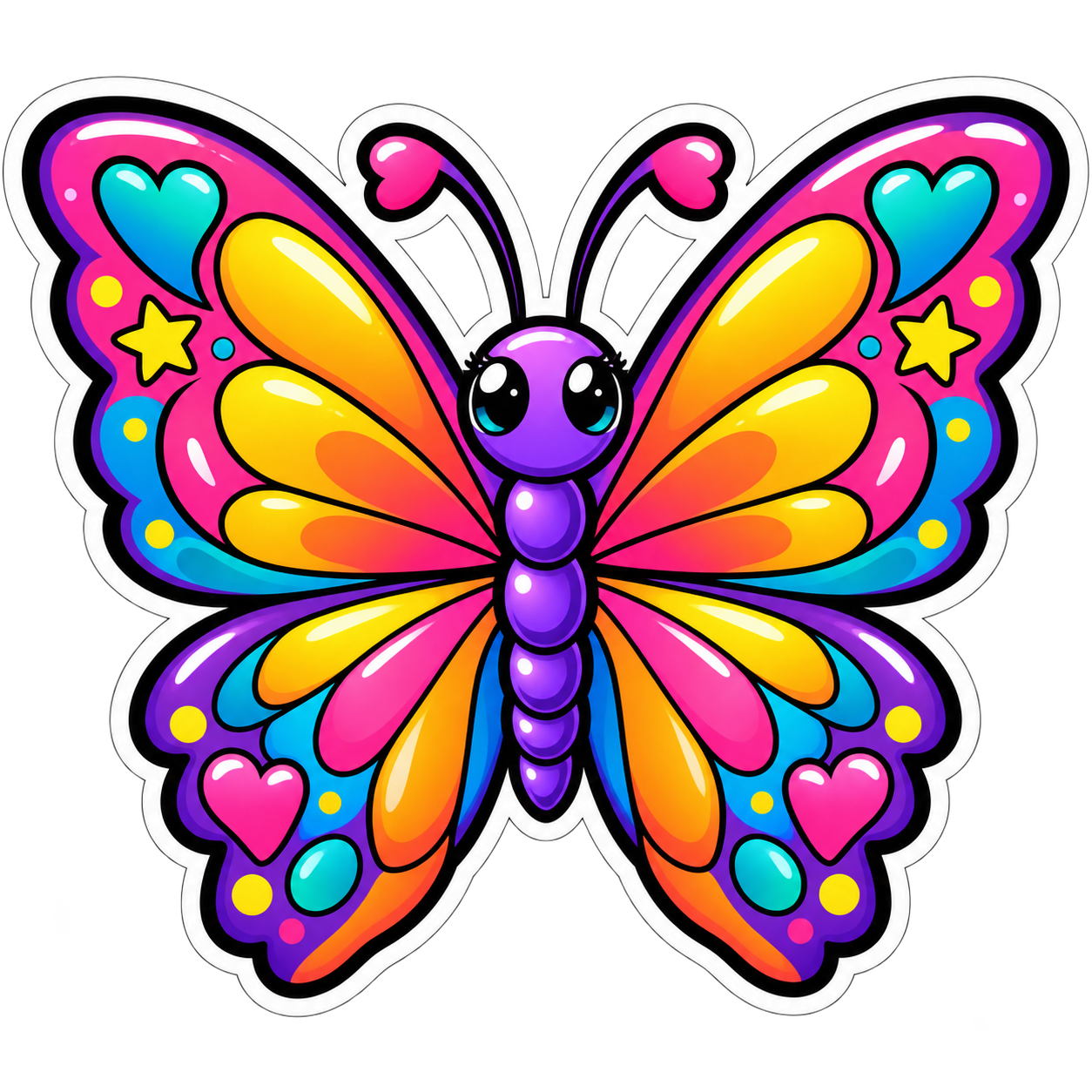 Retro Butterfly